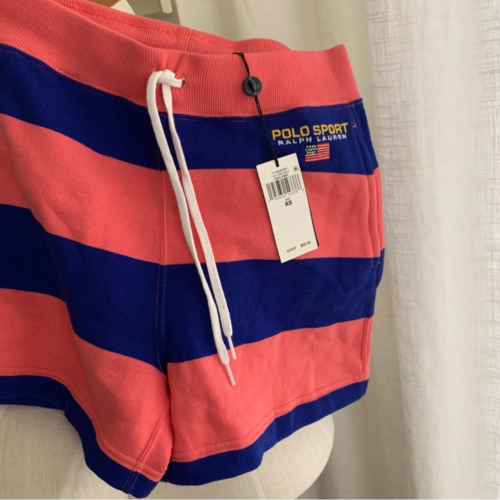 Ralph Lauren Stripe Shorts Sweatpants - Picture 10 of 10